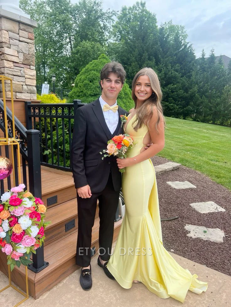 Mermaid Spaghetti Straps Backless Green Long formal dresses Bridesmaid Dresses evening gown Prom Dress