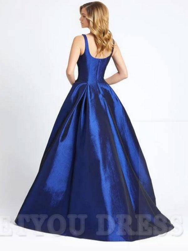 A-Line Floor-Length formal dress evening gown Wedding Guest Dresses Prom Dress