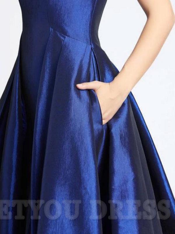 A-Line Floor-Length formal dress evening gown Wedding Guest Dresses Prom Dress