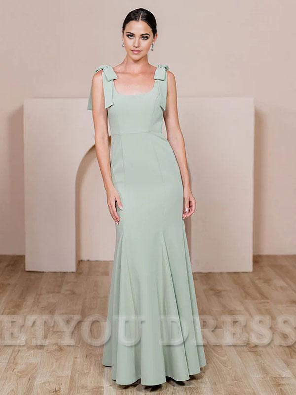 Mermaid Floor-Length formal dresses Bridesmaid Dresses evening gown Prom Dress