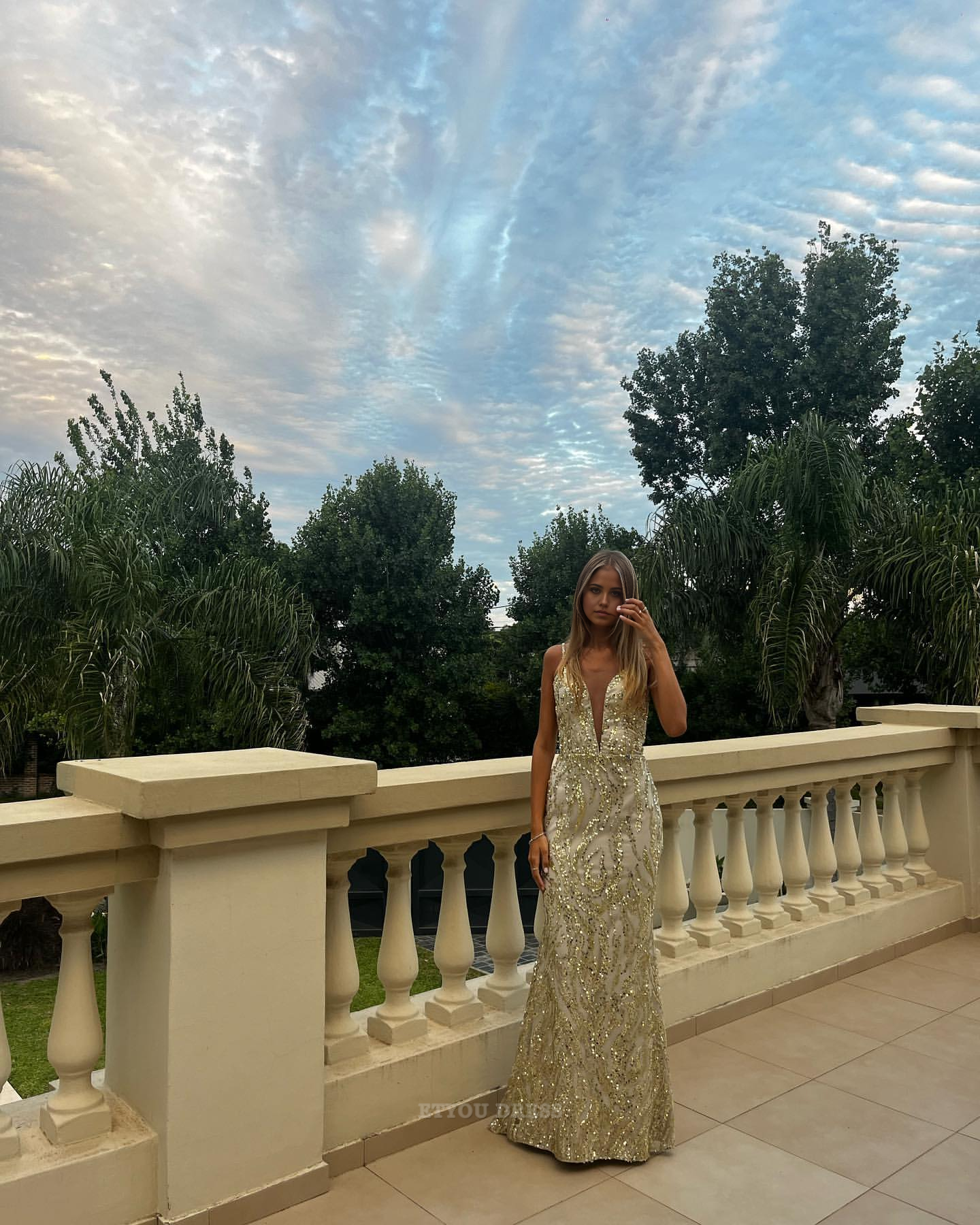 Mermaid Deep V Sequin Backless Long formal dresses Bridesmaid Dresses evening gown Prom Dress