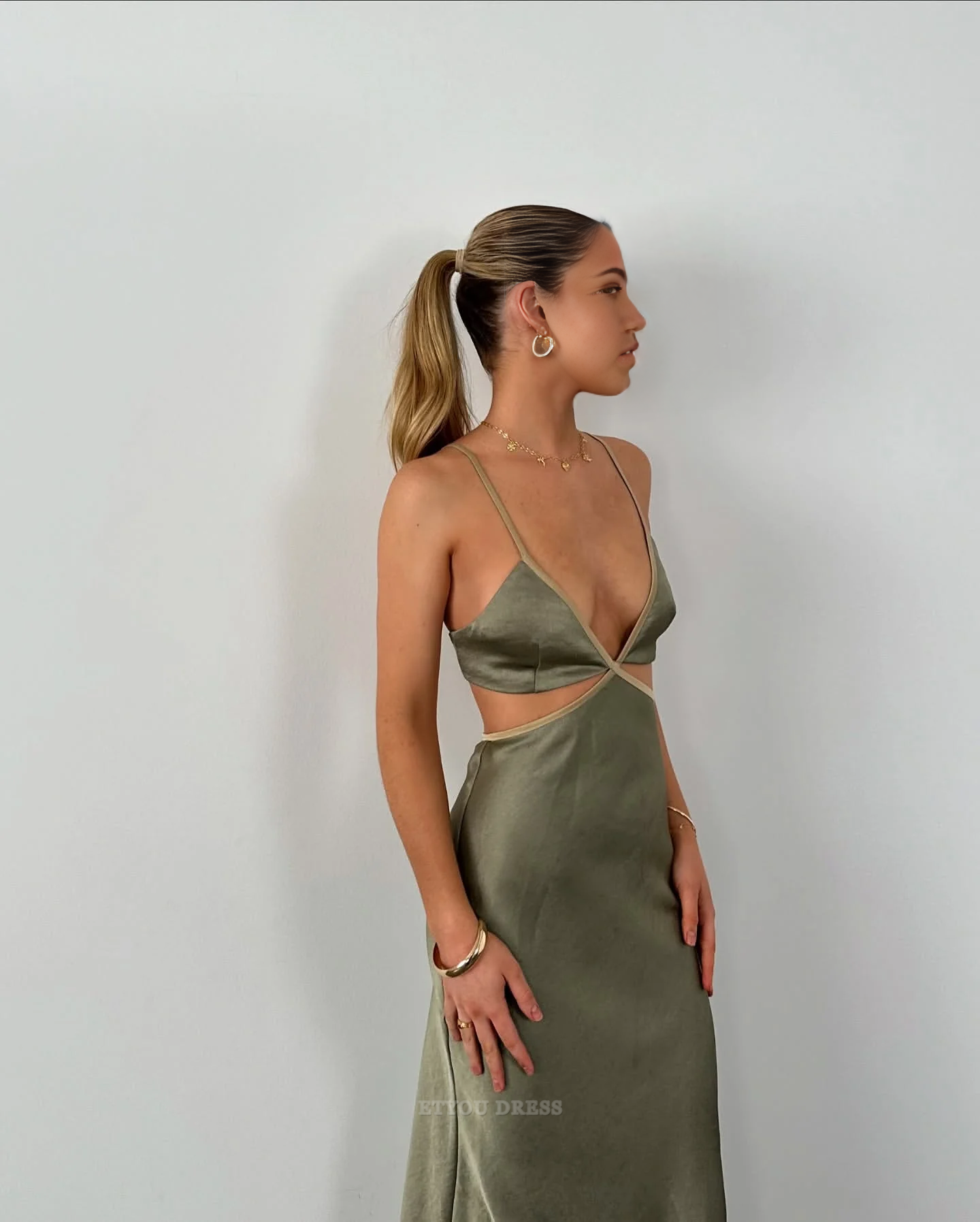 Sheath Spaghetti Straps formal dresses Bridesmaid Dresses evening gown Prom Dress