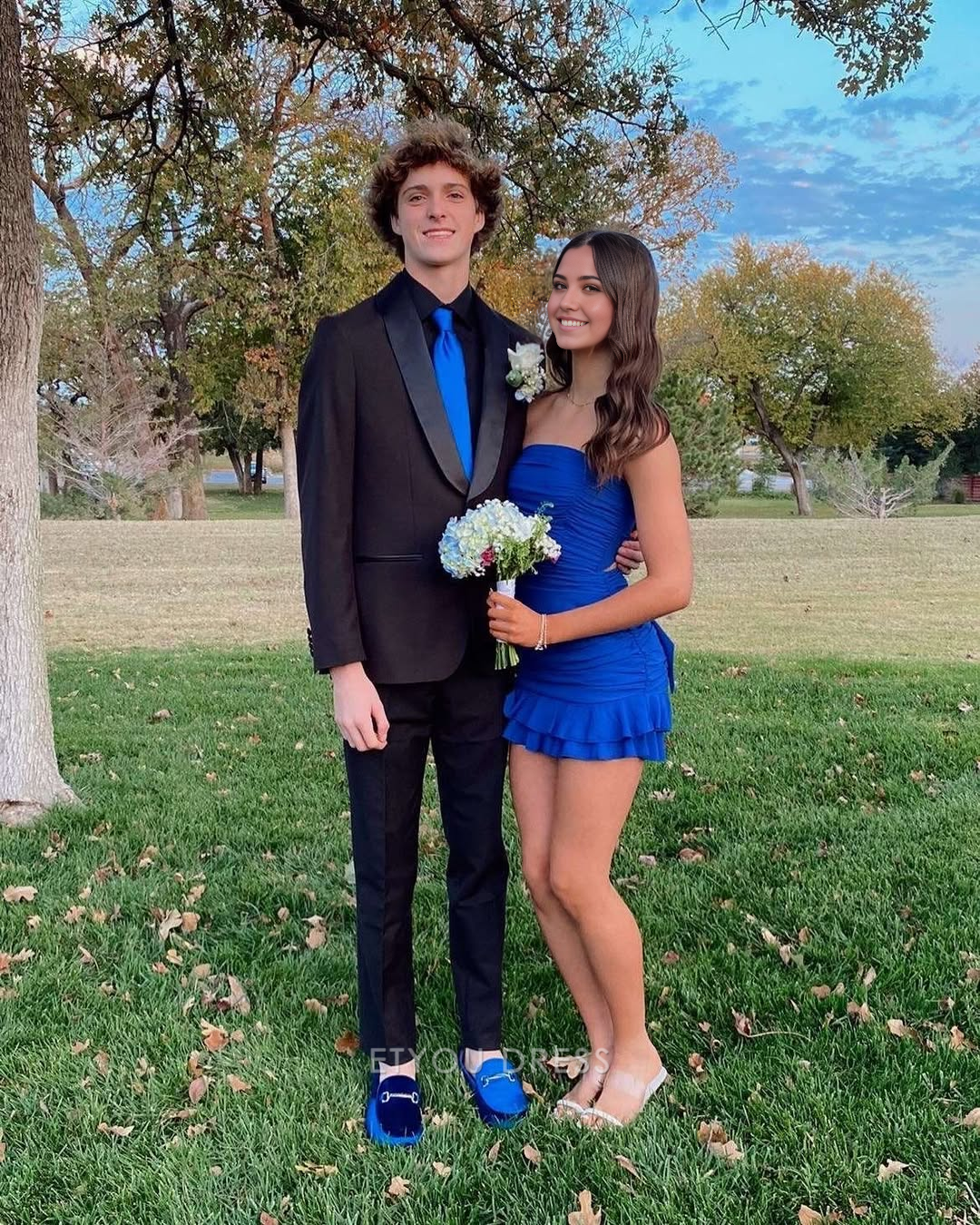 Sheath Strapless Blue Short formal dresses Bridesmaid Dresses evening gown Prom Dress Homecoming Dress