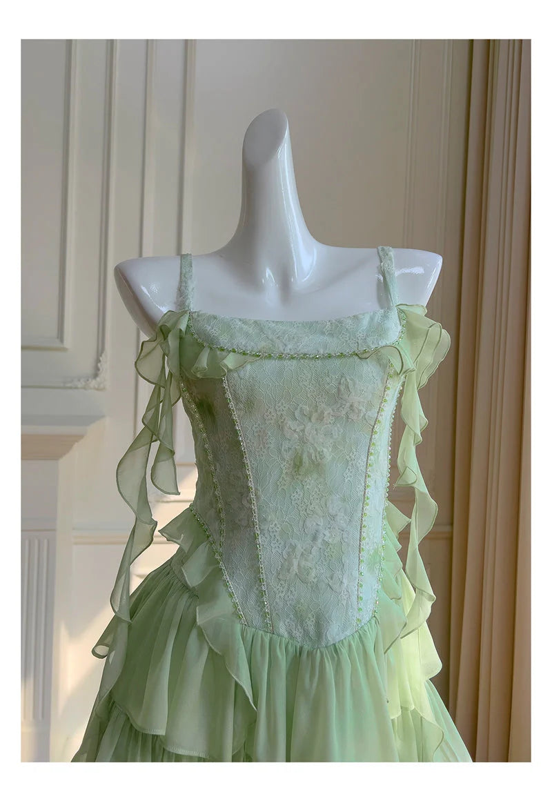 Cute A line Spaghetti Straps Sleeveless Back Zip Short-Mini Homecoming Dress