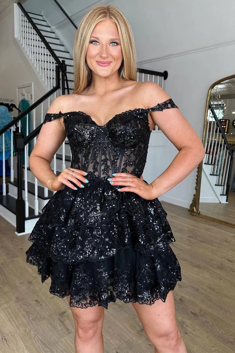 Elegant A-Line Sweetheart Sleeveless Zipper Up Short-Mini Homecoming Dresses