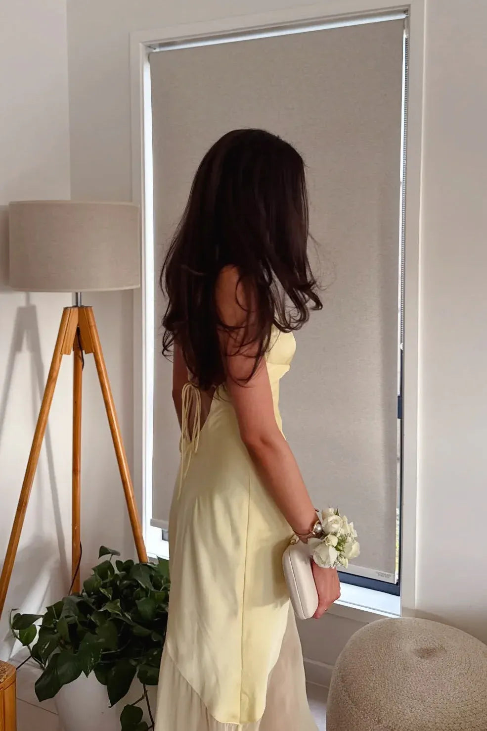 Fashion A-line V-neck Sleeveless Satin Pleated Lace Up Floor-Length Prom Dress