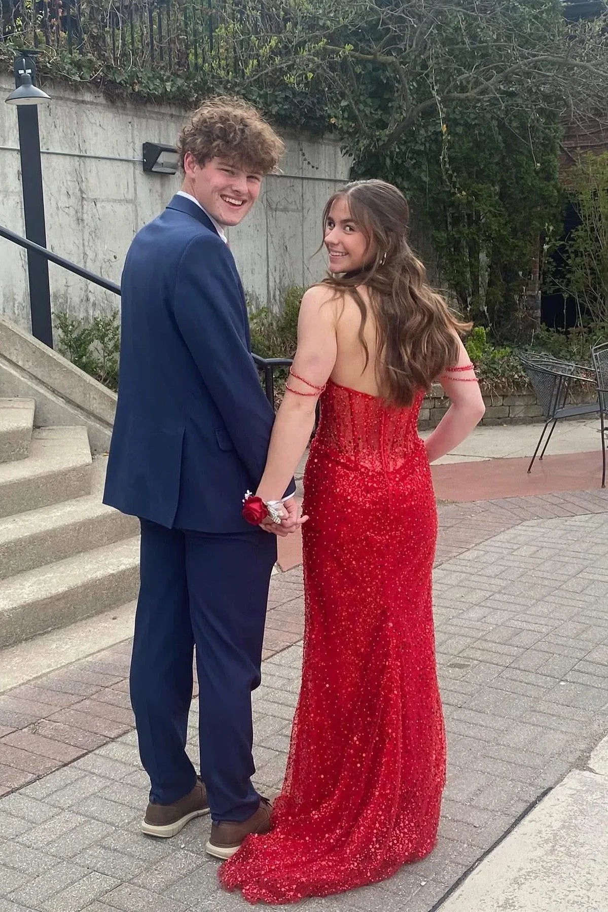 Luxury Mermaid Off the Shoulder Sleeveless Backless Floor-Length Prom Dress