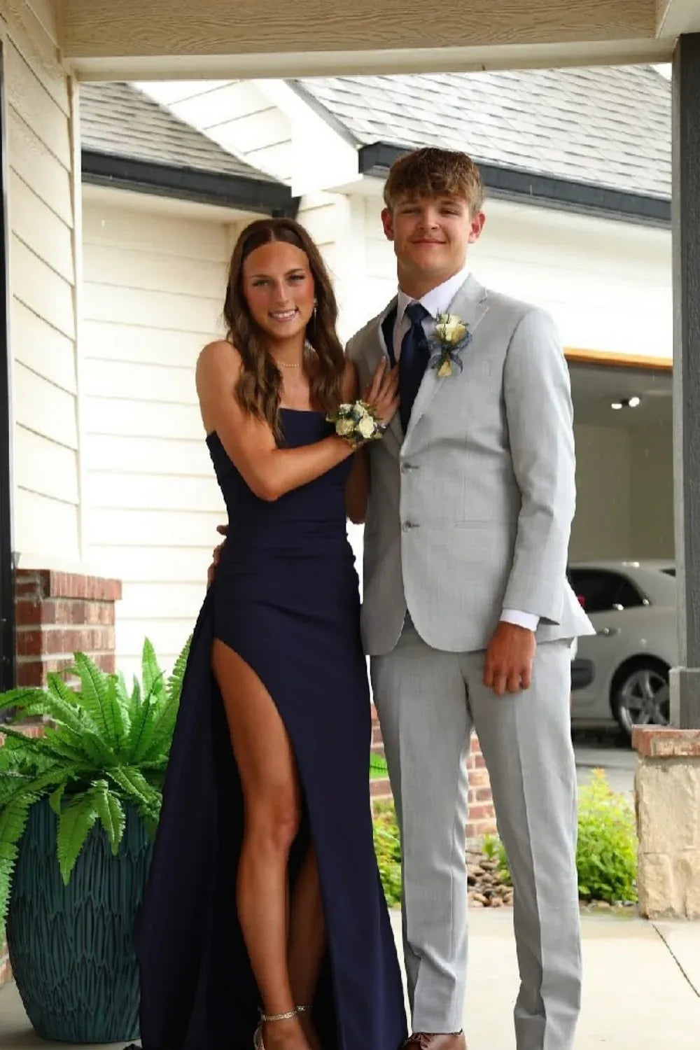 Modern Mermaid Strapless Sleeveless Backless Floor-Length Prom Dress