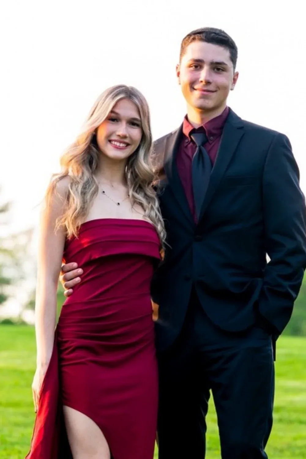 Modern Mermaid Strapless Sleeveless Backless Floor-Length Prom Dress