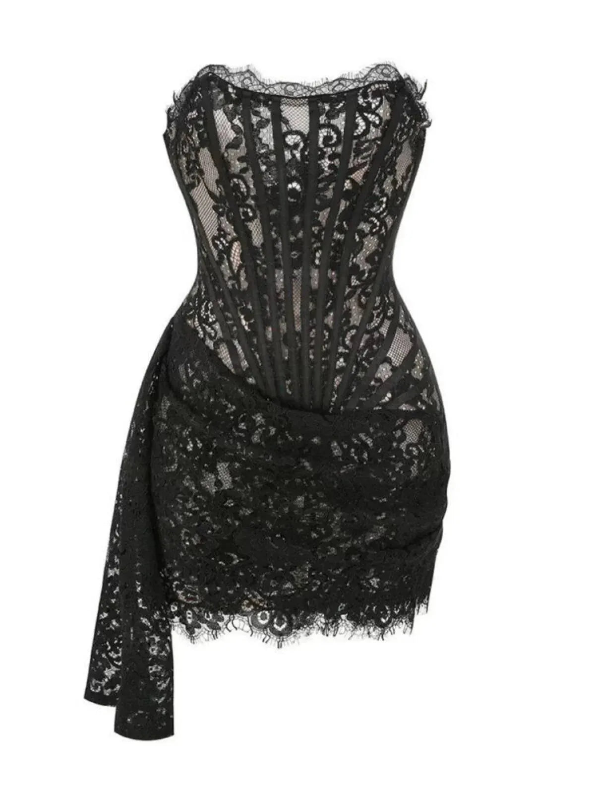 Sexy Bodycon Off the Shoulder Sleeveless Lace Up Short-Mini Homecoming Dress