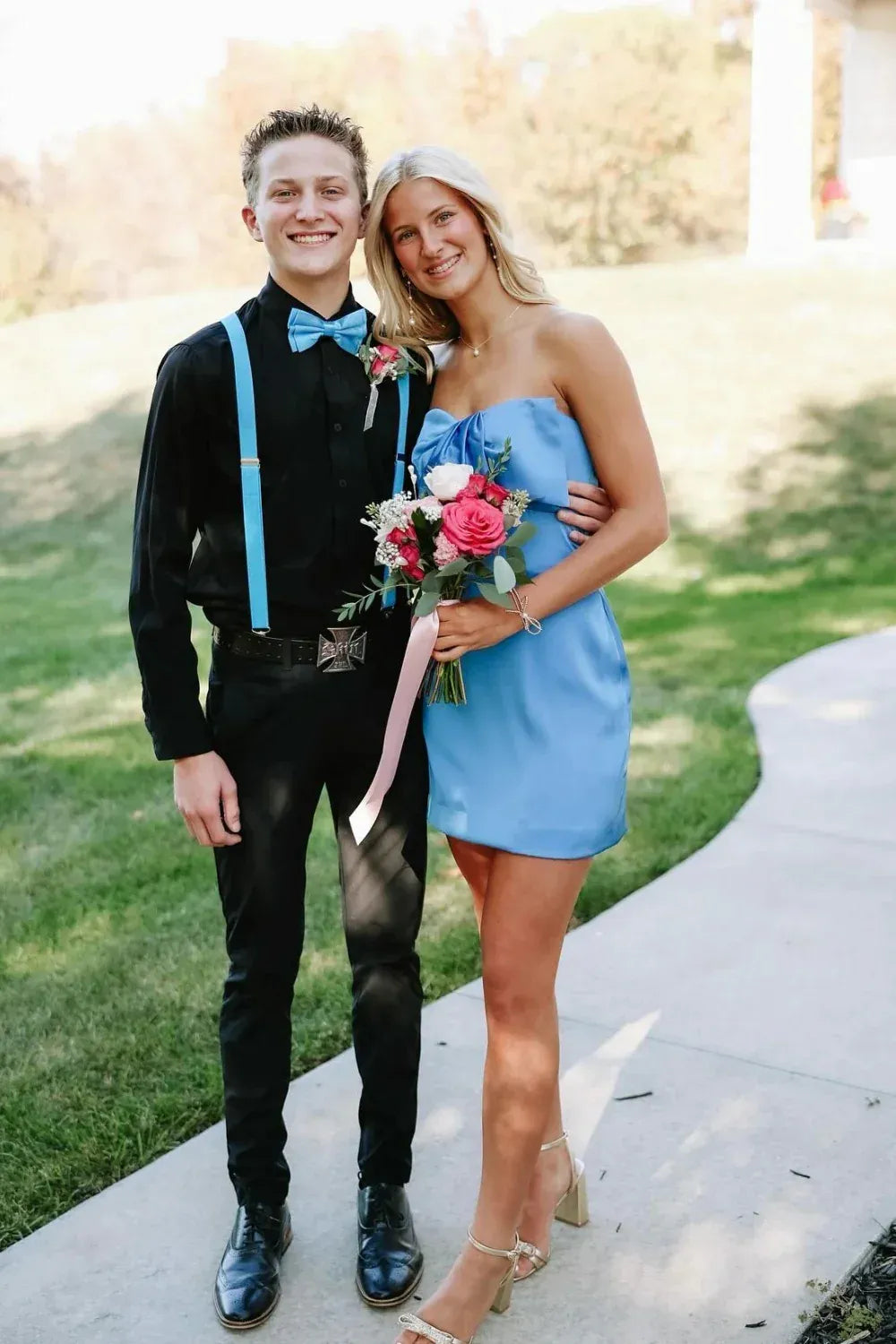 Simple Sheath Strapless Sleeveless Backless Short-Mini Homecoming Dress