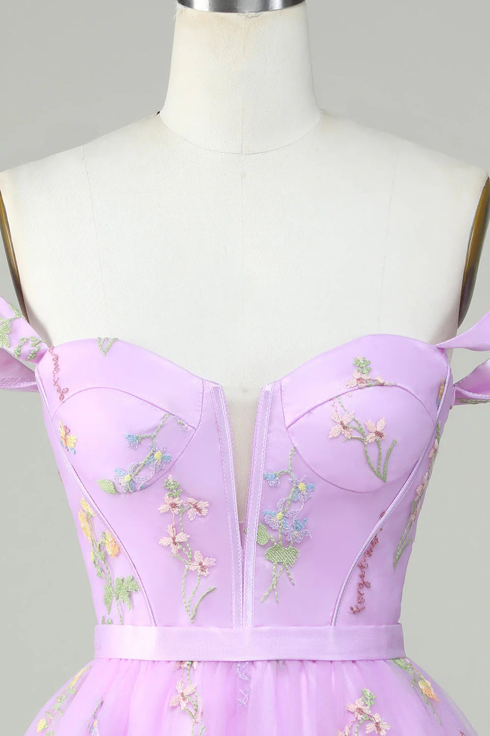 Cute A Line Sweetheart Short Homecoming Dress with Embroidery