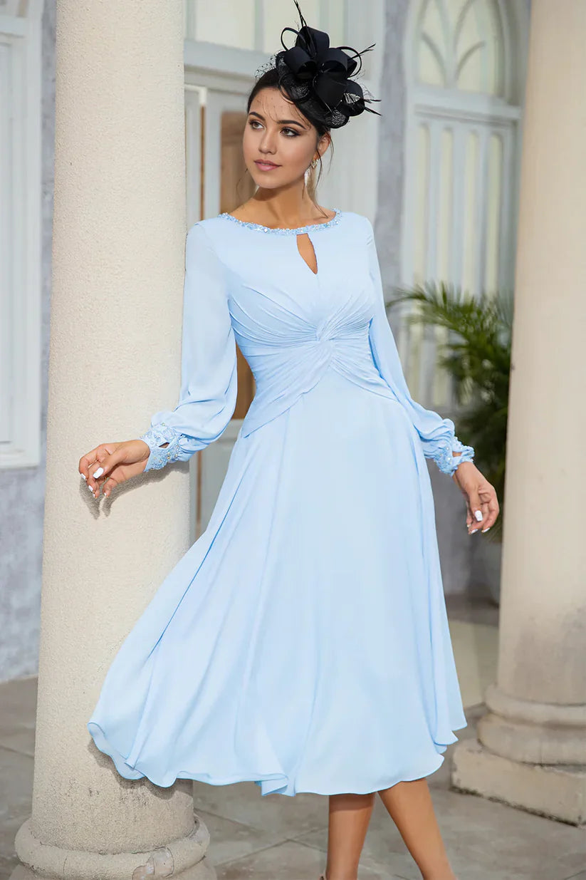 A-line Chiffon Mother of the Bride Dress